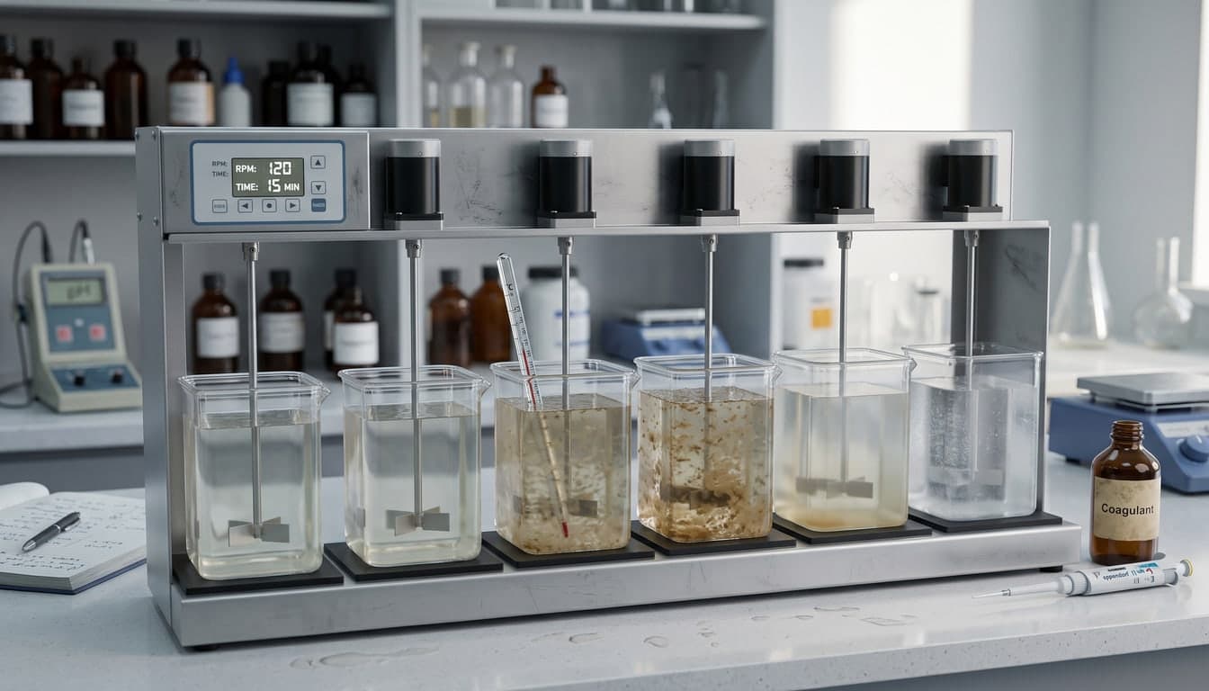 Jar test: como definir a dosagem certa de coagulante